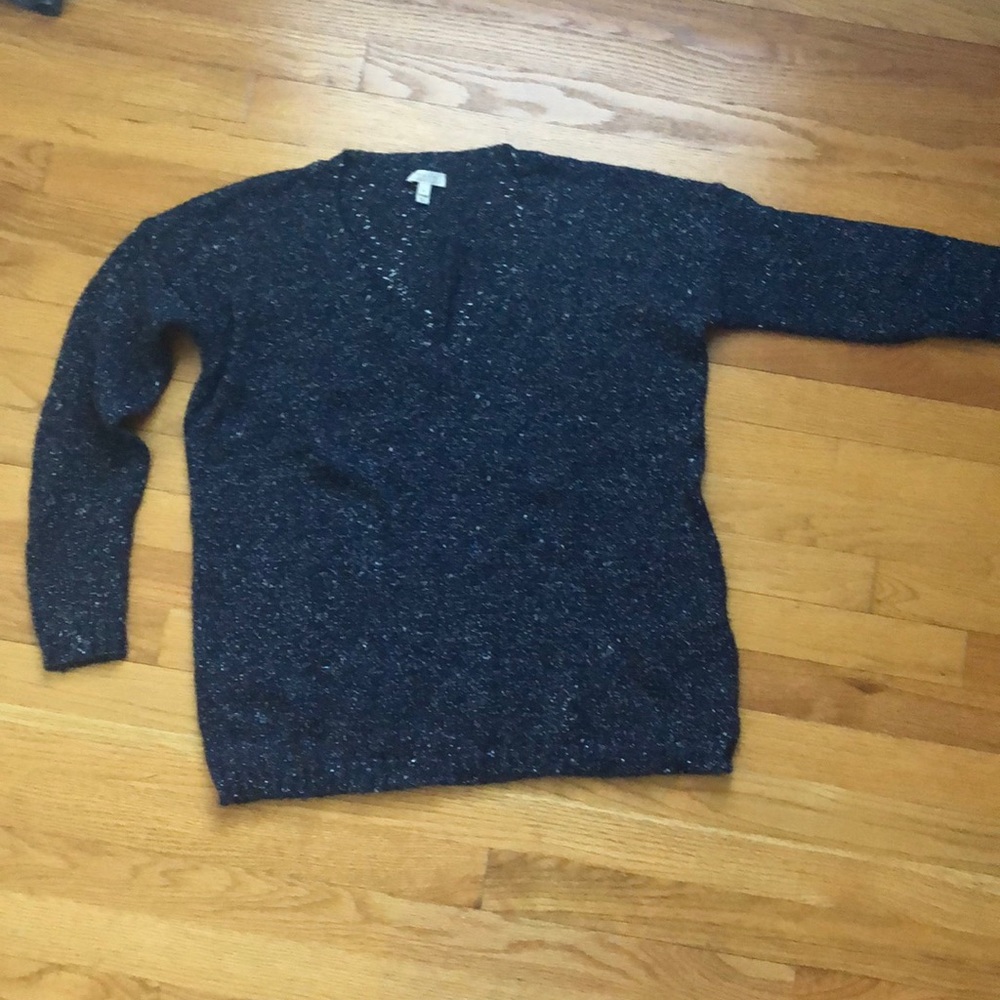 Soft Joie blue and silver sweater